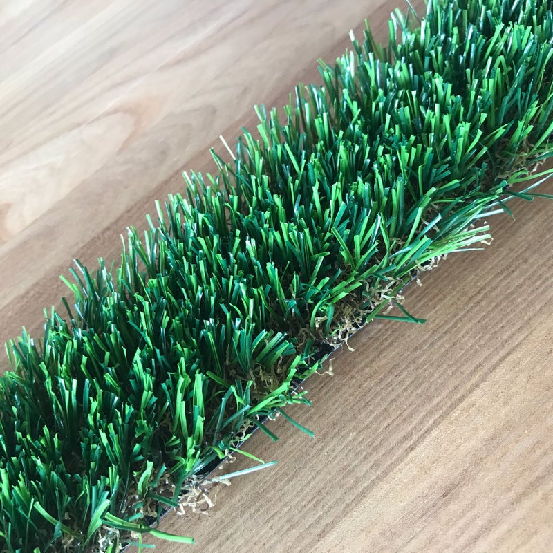 KuGuo Artificial Grass Decoration Strip Indoor/Outdoor DIY Fake Grass (Autumn, Width 2" x Length 48") - Image 2